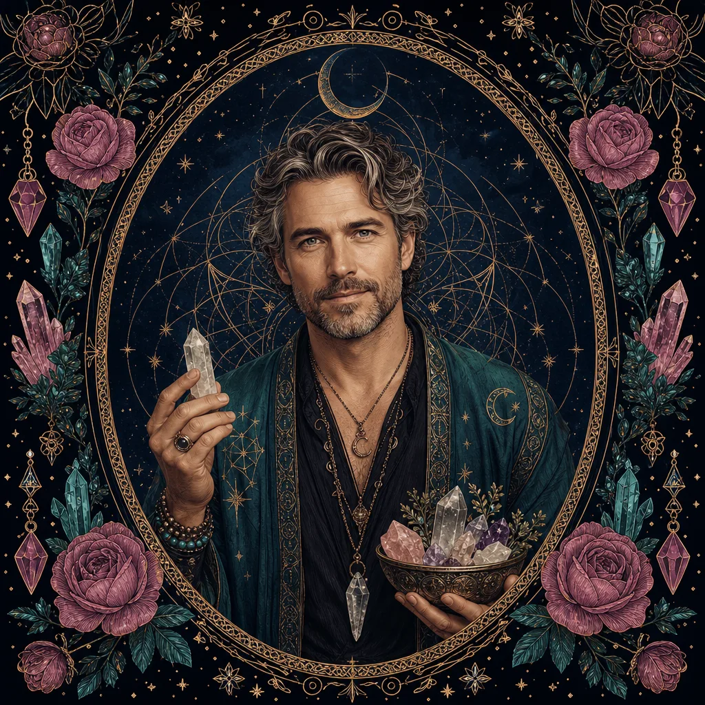 Portrait of the Crystal Healer