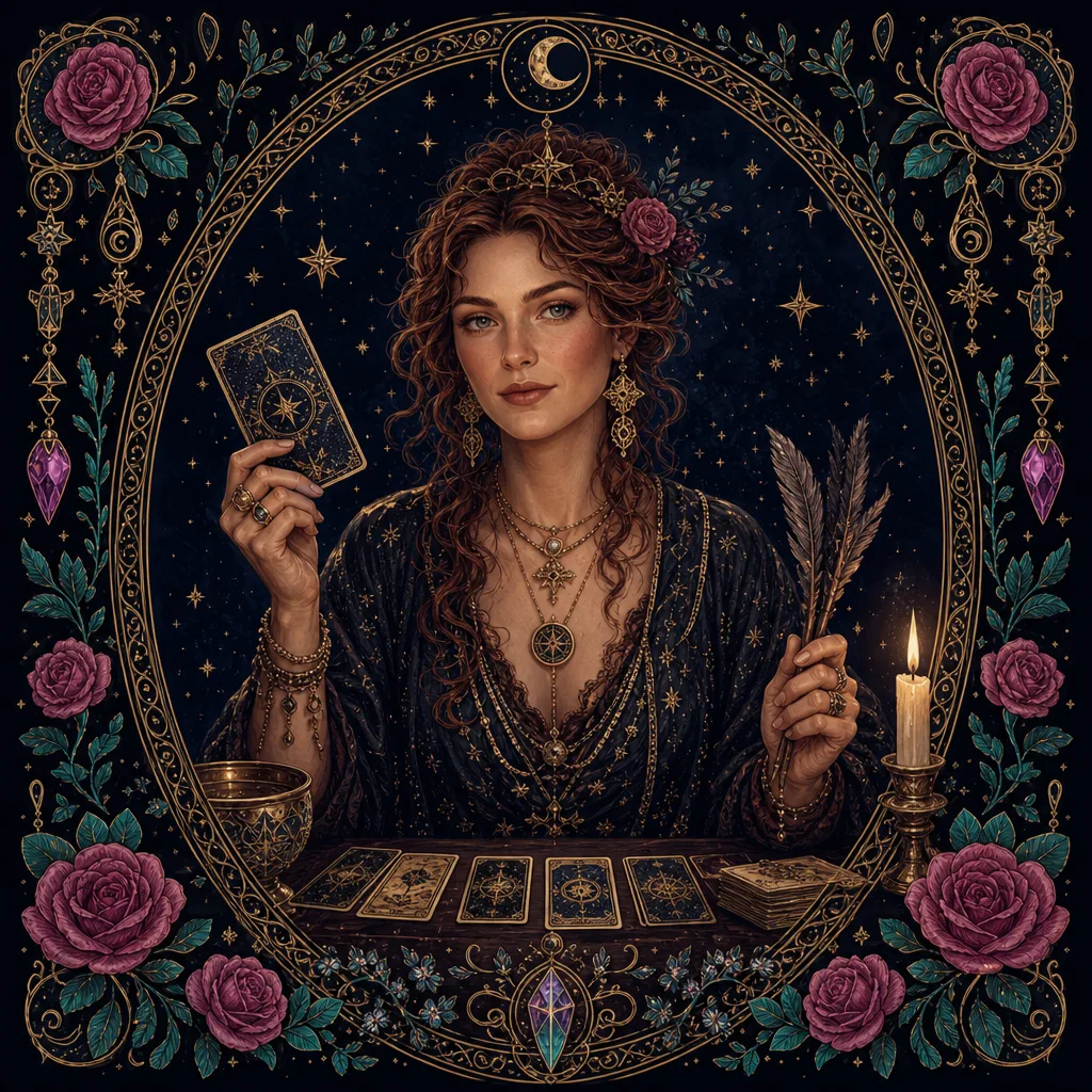 Portrait of the Tarot Reader